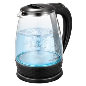 Изображение товара Электрочайник Endever Skyline KR-337G черный 1.8 л 2000 Вт с подсветкой