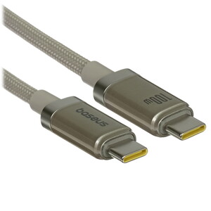 Изображение товара Кабель USB Type-C на USB Type-C 2м Baseus Titanium Alloy бежевый