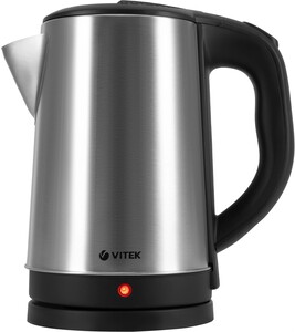 Изображение товара Электрочайник Vitek VT-1150 1.8 л серебристый металлический с пластиком 1700 Вт