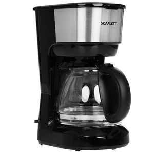 Изображение товара Кофеварка капельная Scarlett SC-CM33012 черный 600 Вт компактная и функциональная