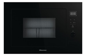 Изображение товара Встраиваемая микроволновая печь Hisense BIM325G42BG черная 25 литров гриль кварцевый