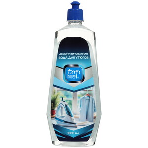 Изображение товара Вода для утюгов Top House 181527 1000 мл для отпаривания белья