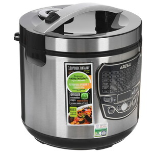 Изображение товара Мультиварка ARESA AR-2010 серебристая с сенсорным управлением 36 программ