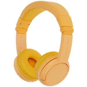 Изображение товара Беспроводные и проводные детские наушники ONANOFF Buddyphones Play+ желтые 2021