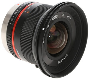 15266E ★新品★ SAMYANG MF 12mm F2.0 NCS CS Купить Объектив Samyang 12mm f/2.0 NCS CS в интернет-магазине DNS