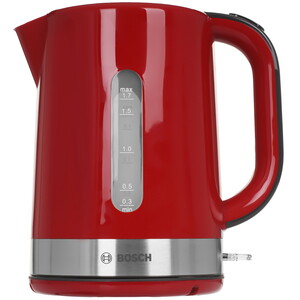 Изображение товара Электрочайник Bosch TWK6A514 красный 1,7 л 2200 Вт с автоматическим отключением