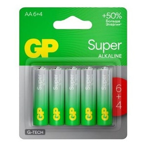 Изображение товара Батарейка GP Super Alkaline AA (LR6/ER14505/FR6/R6P)