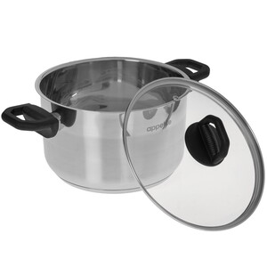 Изображение товара Кастрюля Appetite Бетти 3.6 л 20 см нержавеющая сталь с крышкой для всех типов плит