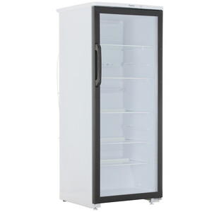 Изображение товара Холодильная витрина Бирюса B290 черная с 5 стеклянными полками и регулируемой высотой