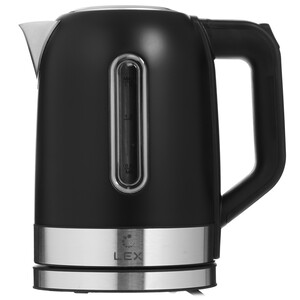 Изображение товара Электрочайник Lex LX30018-2 черный 1.7 л мощность 2200 Вт безопасность быстро нагревает воду