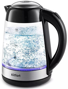 Изображение товара Электрочайник Kitfort KT-6125 черный объем 1.7 л