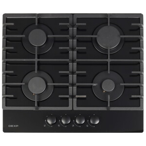 Изображение товара Газовая варочная поверхность DEXP 60-KB01 с электрическим поджигом