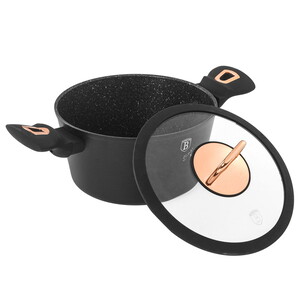 Изображение товара Кастрюля Berlinger Haus Black Rose BH-1641N 2.5 л антипригарное покрытие черный дизайн