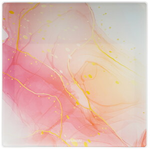 Изображение товара Весы Hyundai H-BS03951 Белые/розовые с подсветкой, 180 кг, 100 г