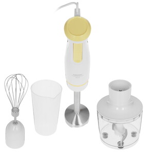 Изображение товара Погружной блендер Zelmer ZHB4562L WHITE/LIME, мощность 800 Вт, 3 насадки