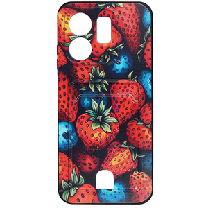 Изображение товара Накладка Zibelino Silicone Card Holder для Infinix HOT 50i/Smart 9 с карманом и защитой камеры