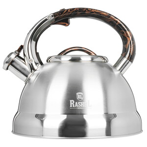 Изображение товара Чайник Rashel М-7917 серебристый из нержавеющей стали