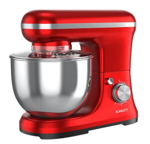 Изображение товара Миксер Scarlett SC-SM10S51 красный мощность 1400 Вт планетарный