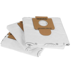 Изображение товара Мешок-пылесборник Daewoo DAVC 60TB 3 шт синтетические для пылесосов