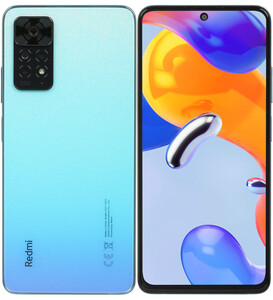 Изображение товара Мобильный смартфон Xiaomi Redmi Note 11 Pro 4G 128 ГБ голубой с AMOLED дисплеем
