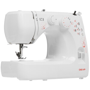 Изображение товара Швейная машина DEXP SM-1100W электромеханическая с рукавной платформой