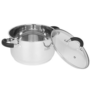Изображение товара Кастрюля Rashel Комфорт R-400к 4 л нержавеющая сталь индукция