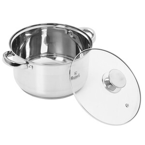 Изображение товара Кастрюля Rashel Берта R-4700х 4.7 л нержавеющая сталь для индукционных плит