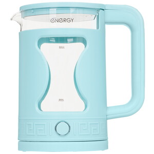 Изображение товара Электрочайник Energy E-257 голубой 1.5 л 1500 Вт со стеклянным корпусом