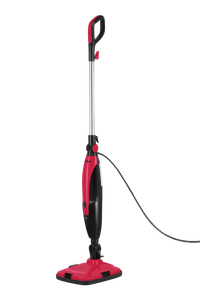 Изображение товара Пароочиститель Kitfort KT-3924 2 в 1 с вибрацией и насадками, красный