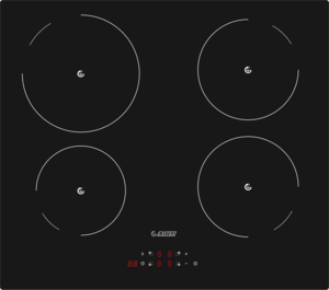 Изображение товара Индукционная варочная панель EXITEQ EXH-510IB 4 конфорки стеклокерамика черный дизайн