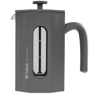 Изображение товара Френч-пресс TalleR Лоренцо TR-32344 серый 0.8л для кофе и чая