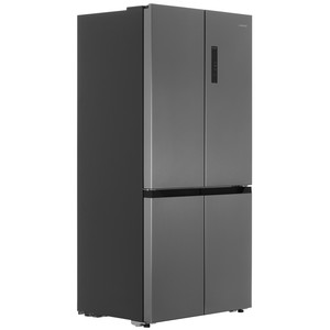 Изображение товара Холодильник Side by Side Harper RH6966BW серебристый с функциями No Frost и дисплеем