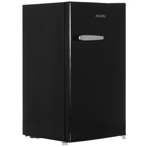 Изображение товара Компактный холодильник Ascoli ADFRB90 черный с ретро-дизайном и суперохлаждением