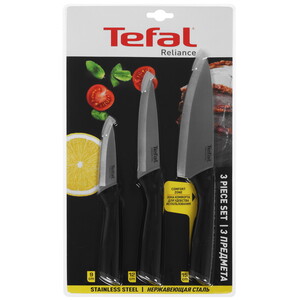 Изображение товара Набор ножей Tefal Reliance K2213S74 - 3 ножа для кухни