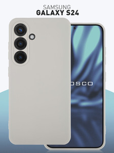 Изображение товара Накладка  BROSCORP для Samsung Galaxy S24 серый