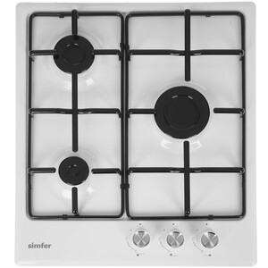 Изображение товара Газовая варочная панель Simfer H45V30W470 белая компактная небольшая