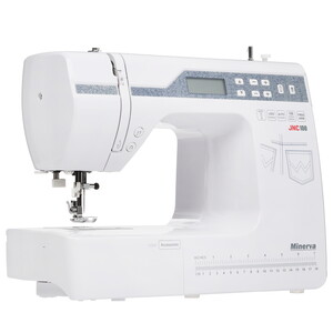 Изображение товара Швейная машина Minerva JNC100 с цифровым дисплеем и 100 операциями
