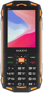 Изображение товара Сотовый телефон Maxvi R3 оранжевый/черный