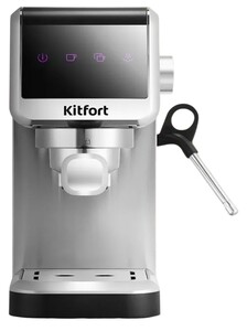 Изображение товара Кофеварка рожковая Kitfort КТ-7419 серебристый