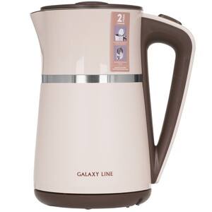 Изображение товара Электрочайник Galaxy LINE GL 0339 1.7 л бежевый нержавеющая сталь