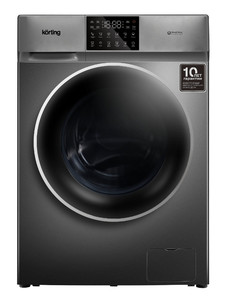 Изображение товара Стирально-сушильная машина Korting KWD 60DV107 GR с паром и дисплеем