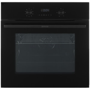 Изображение товара Электрический духовой шкаф Gorenje BO6737E02NBG черный компактный с сенсорным управлением