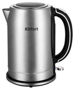 Изображение товара Электрочайник Kitfort КТ-6175 серебристый 1.7 л 2200 Вт