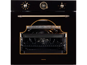 Изображение товара Электрический духовой шкаф HIBERG VM 6392 BR черный 74л с грилем и конвекцией