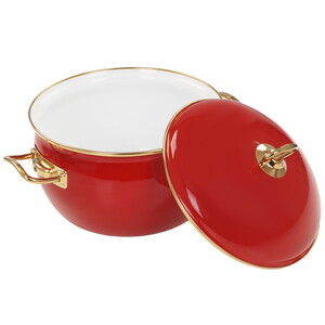 Изображение товара Кастрюля Rashel Premium R1822 5 л 22 см красный