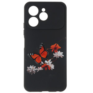 Изображение товара Накладка Zibelino Soft Matte для Tecno SPARK 40 с дизайном бабочек