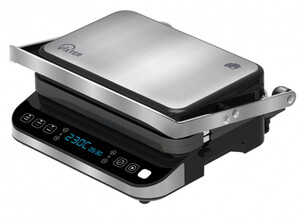 Изображение товара Гриль Vixter ECG-1012 черный с сенсорным управлением, антипригарными панелями