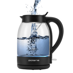 Изображение товара Электрочайник Polaris PWK 1797CGL Water Way Pro черный 1.8 л автоматическое отключение