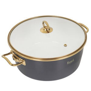 Изображение товара Кастрюля Rashel Grand R0826 5.2 л 26 см черный