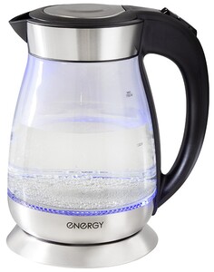 Изображение товара Электрочайник ENERGY E-282 серебристый 1.7л мощность 2200 Вт внутренний подсветкой